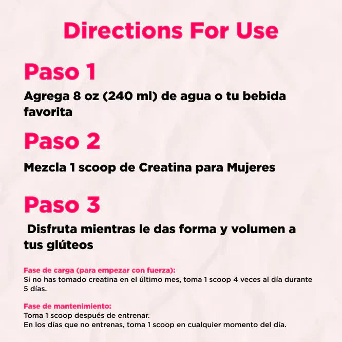 Creatina para mujeres